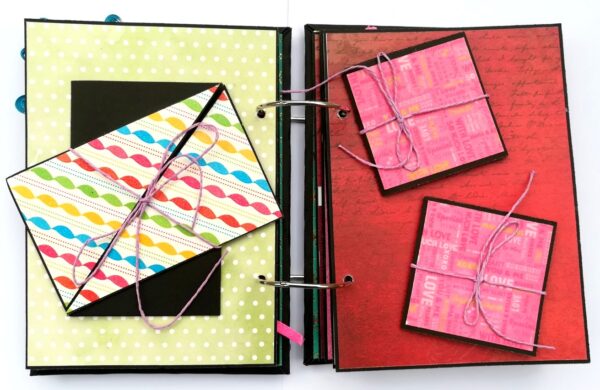 Happy Birthday Handmade Scrapbook Gift - D1 image