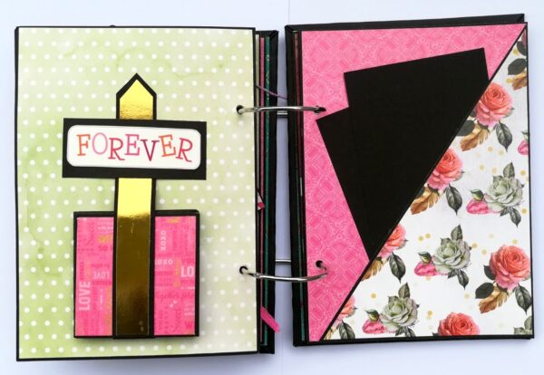 Happy Birthday Handmade Scrapbook Gift - D1 image