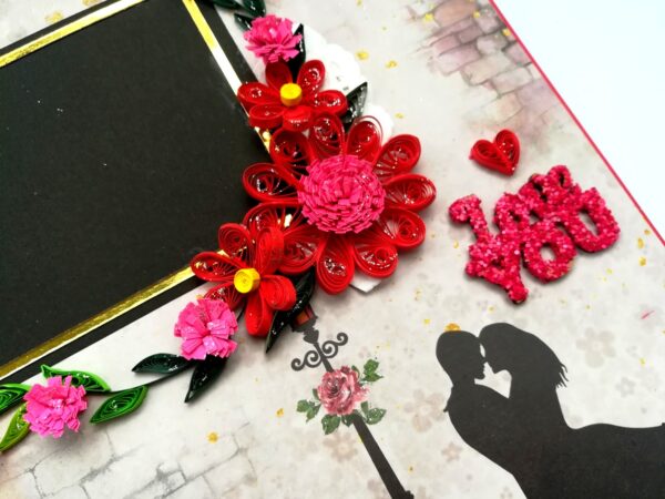Sparkling Big Large Love Greeting Card Mini Scrapbook image Sparkling Big Large Love Greeting Card Mini Scrapbook image