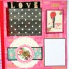 Sparkling Big Large Love Greeting Card Mini Scrapbook image Sparkling Big Large Love Greeting Card Mini Scrapbook image