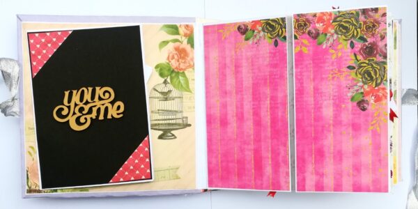 Treasured Memories Sparkling Handmade Scrapbook image Treasured Memories Sparkling Handmade Scrapbook image