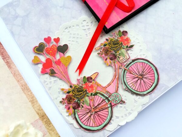 Treasured Memories Sparkling Handmade Scrapbook image Treasured Memories Sparkling Handmade Scrapbook image
