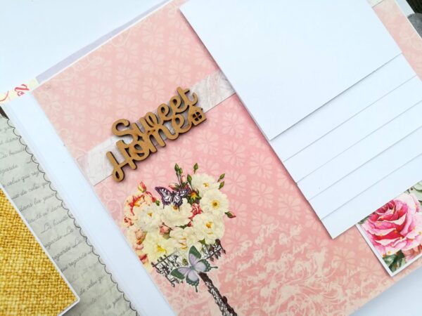 Treasured Memories Sparkling Handmade Scrapbook image Treasured Memories Sparkling Handmade Scrapbook image