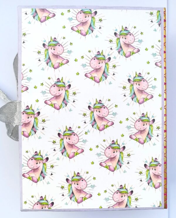 Sparkling Unicorn Birthday Scrapbook image