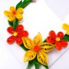 Yellow Themed Photo Frame Greeting Card image