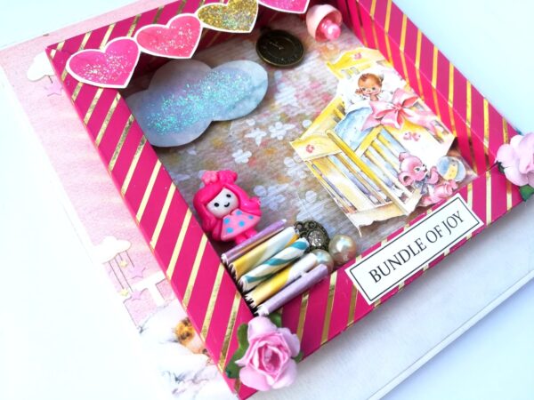 Baby Girl - 2 fold Mini Scrapbook image