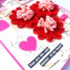 Sparkling Quilled Flowers 2 Fold Love Mini Scrapbook image