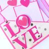Sparkling Quilled Flowers 2 Fold Love Mini Scrapbook image