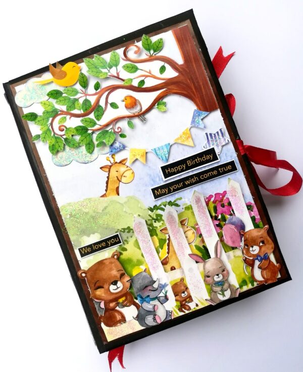 Happy Birthday Kids Themed Colorful Scrapbook image Happy Birthday Kids Themed Colorful Scrapbook image