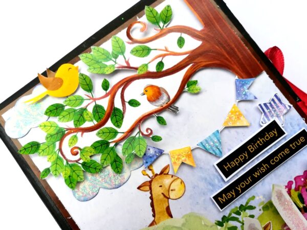Happy Birthday Kids Themed Colorful Scrapbook image Happy Birthday Kids Themed Colorful Scrapbook image