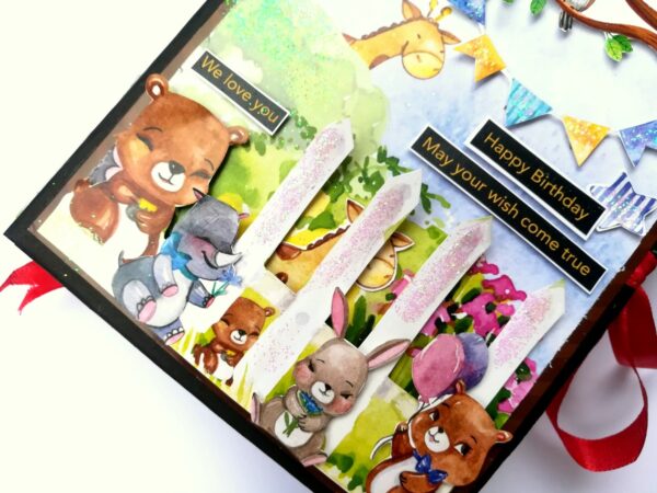 Happy Birthday Kids Themed Colorful Scrapbook image Happy Birthday Kids Themed Colorful Scrapbook image
