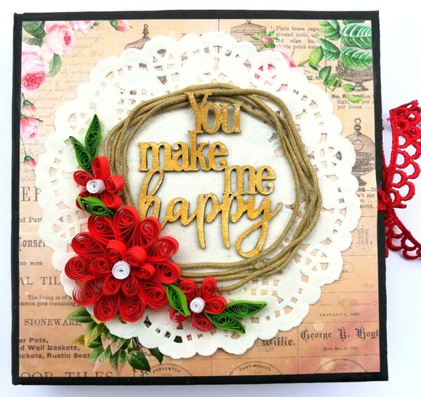 Love Theme Quilled Scrapbook image Love Theme Quilled Scrapbook image