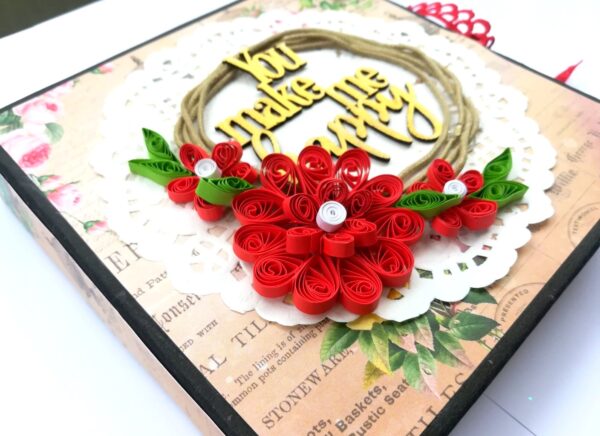 Love Theme Quilled Scrapbook image Love Theme Quilled Scrapbook image