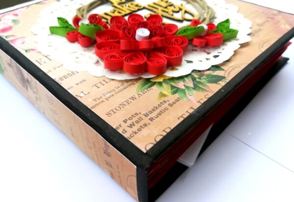 Love Theme Quilled Scrapbook image Love Theme Quilled Scrapbook image