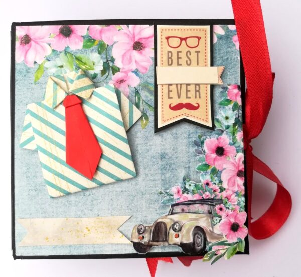 Male Themed Pocket Mini Scrapbook - M1 image