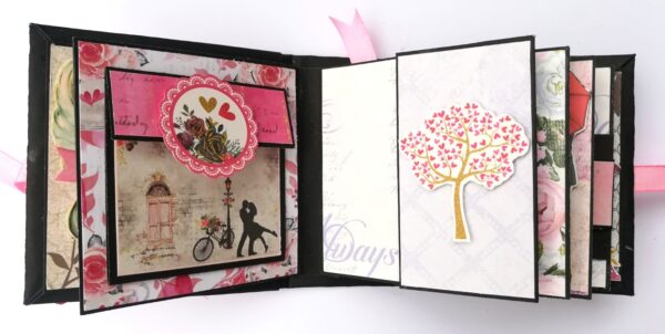 Love Themed Pocket Mini Scrapbook - LM1 image
