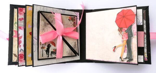 Love Themed Pocket Mini Scrapbook - LM1 image