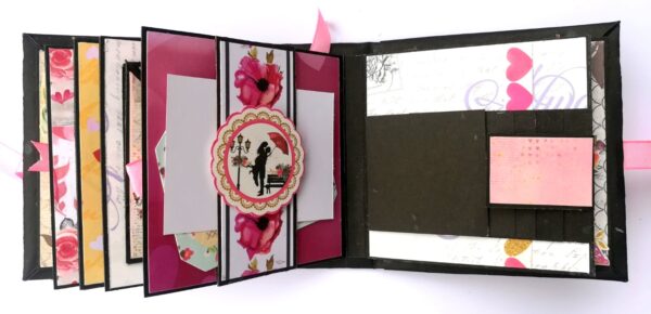 Love Themed Pocket Mini Scrapbook - LM1 image
