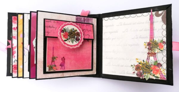 Love Themed Pocket Mini Scrapbook - LM1 image