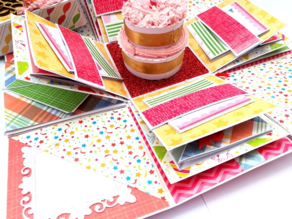 Colorful Sparkling Birthday Explosion Box image