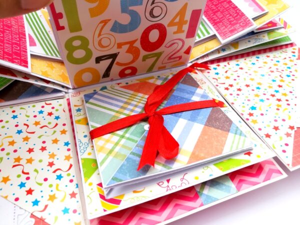 Colorful Sparkling Birthday Explosion Box image
