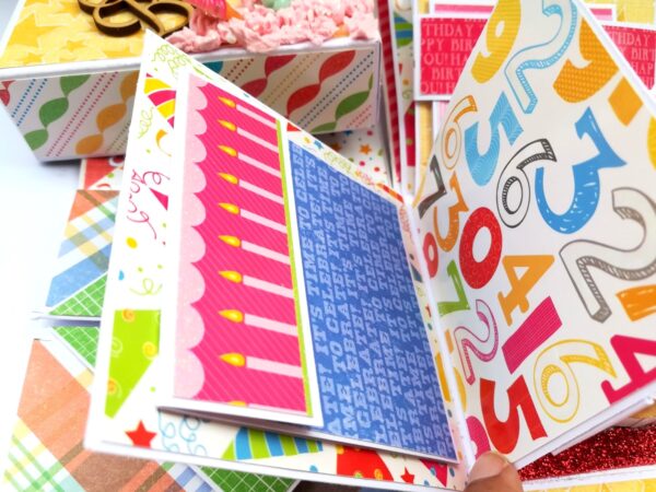 Colorful Sparkling Birthday Explosion Box image