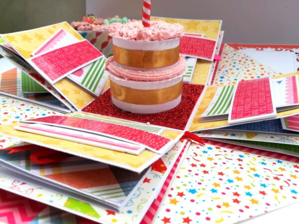 Colorful Sparkling Birthday Explosion Box image