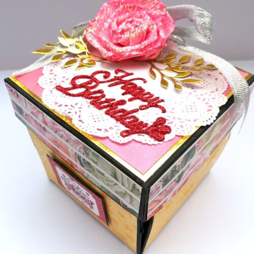 Love & Birthday Handmade Explosion Box image