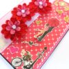 Love Themed Red Quilled Flowers Greeting card image