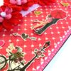 Love Themed Red Quilled Flowers Greeting card image