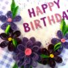 Sparkling Purple Quilled Mini Zigzag Scrapbook - D2 image
