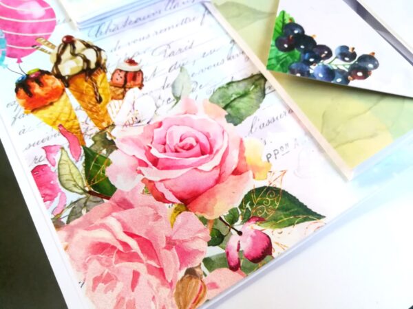 Sparkling Purple Quilled Mini Zigzag Scrapbook - D2 image