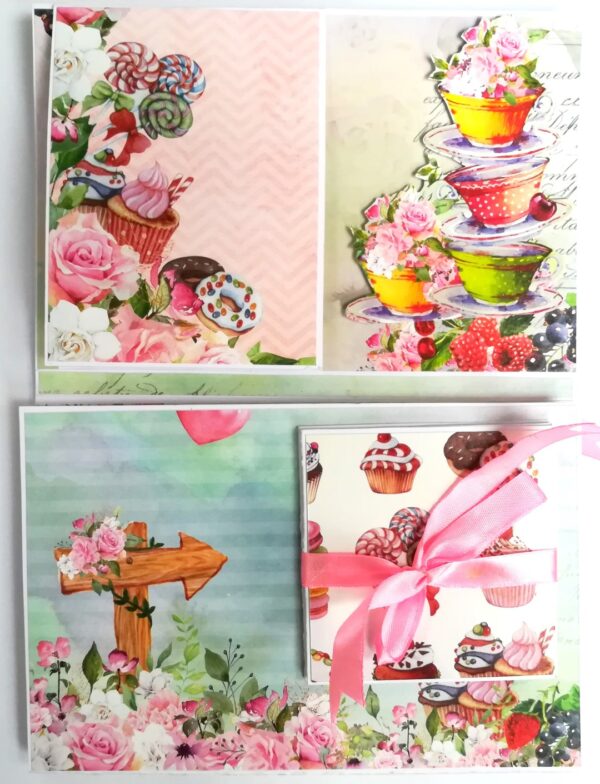 Sparkling Multicolored Birthday Mini Scrapbook C1 image