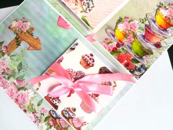 Sparkling Multicolored Birthday Mini Scrapbook C1 image