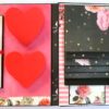 Sparkling Multicolored Love Quilled Mini Zigzag Scrapbook - D3 image Sparkling Multicolored Love Quilled Mini Zigzag Scrapbook - D3 image