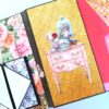 Sparkling Multicolored Love Quilled Mini Zigzag Scrapbook - D3 image Sparkling Multicolored Love Quilled Mini Zigzag Scrapbook - D3 image