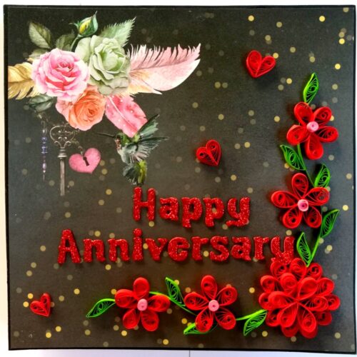 Anniversary Zigzag Mini Scrapbook - D4 image
