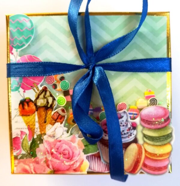 Love/Birthday Miniature Scrapbook Gift box image