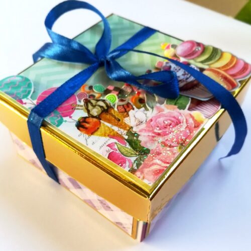 Love/Birthday Miniature Scrapbook Gift box image