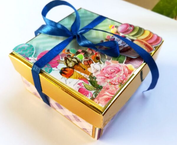 Love/Birthday Miniature Scrapbook Gift box image