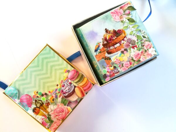 Love/Birthday Miniature Scrapbook Gift box image