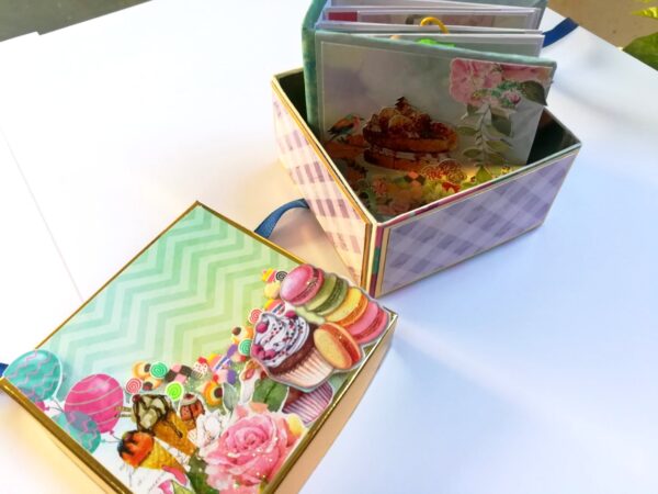 Love/Birthday Miniature Scrapbook Gift box image