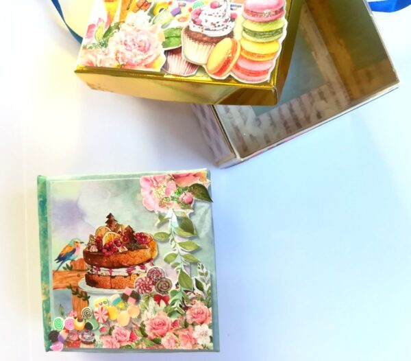 Love/Birthday Miniature Scrapbook Gift box image