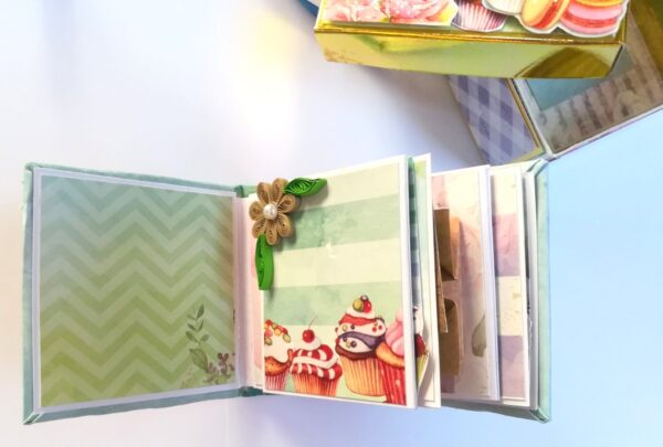 Love/Birthday Miniature Scrapbook Gift box image
