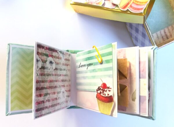 Love/Birthday Miniature Scrapbook Gift box image