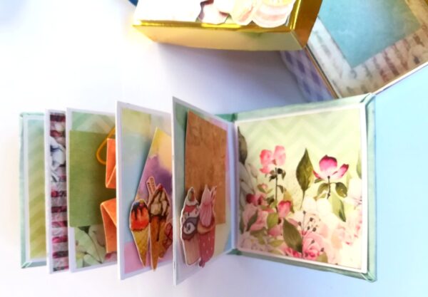 Love/Birthday Miniature Scrapbook Gift box image