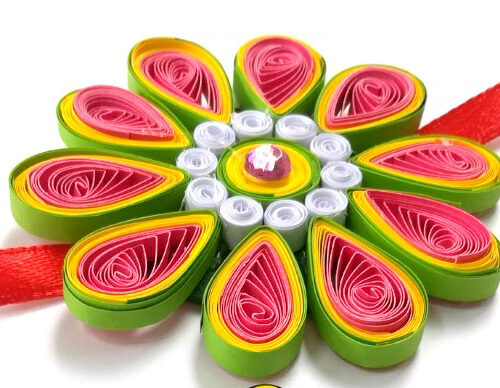 Quilled Rakhi - Design 18 image
