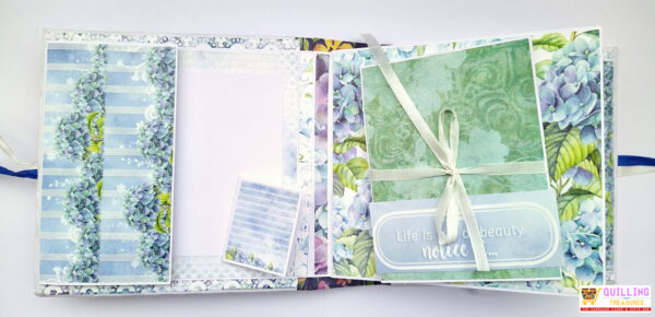 Birthday Scrapbook - Blue themed image