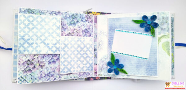 Birthday Scrapbook - Blue themed image