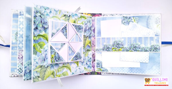 Birthday Scrapbook - Blue themed image